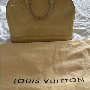 Louis Vuitton Cream Alma Bag